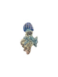 Hair Clip Jellyfish Light Blue