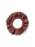 Scrunchie - Crochet Καφέ / Μπεζ