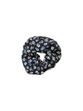 Scrunchie Υφασμάτινο Μαύρο Λευκό