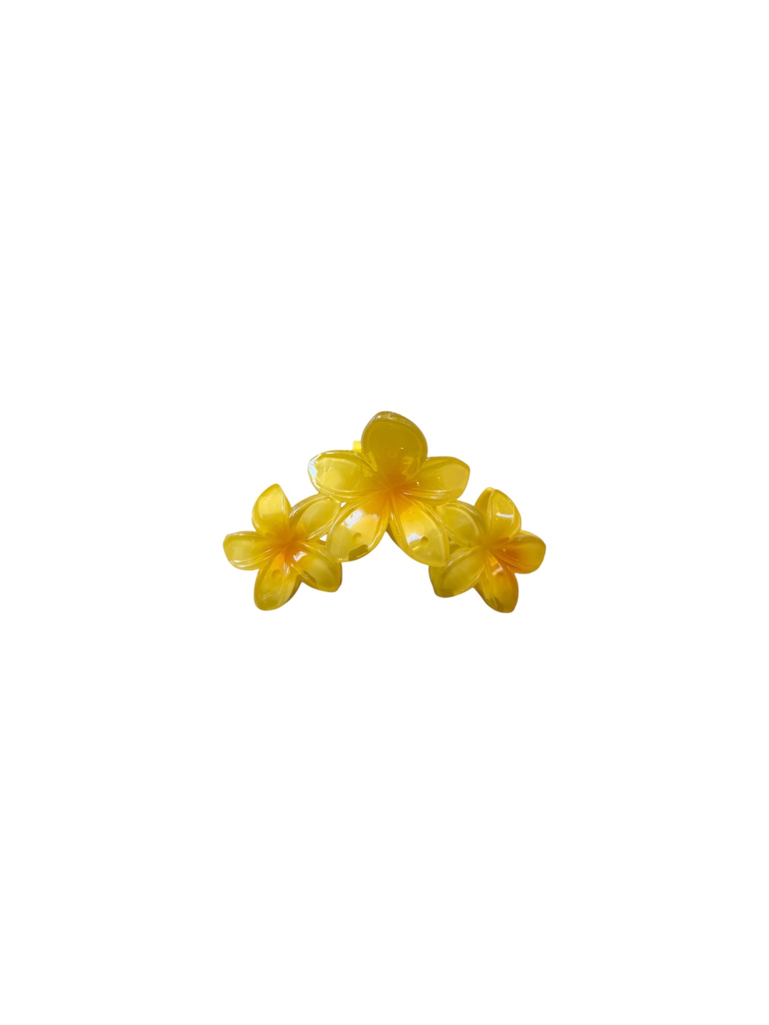 Hair Clip Yellow Flowers