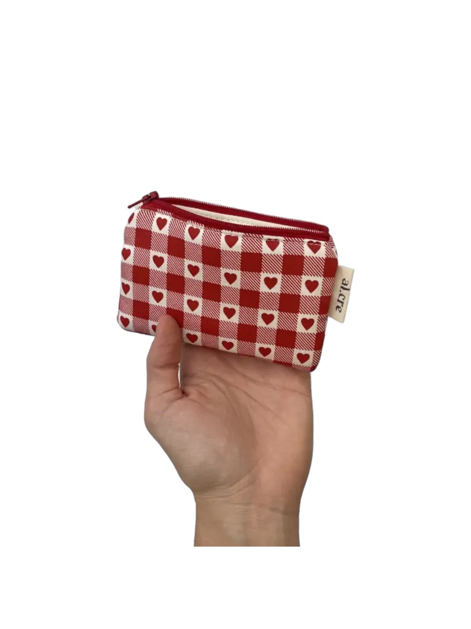 Pouch Red Picnic Hearts