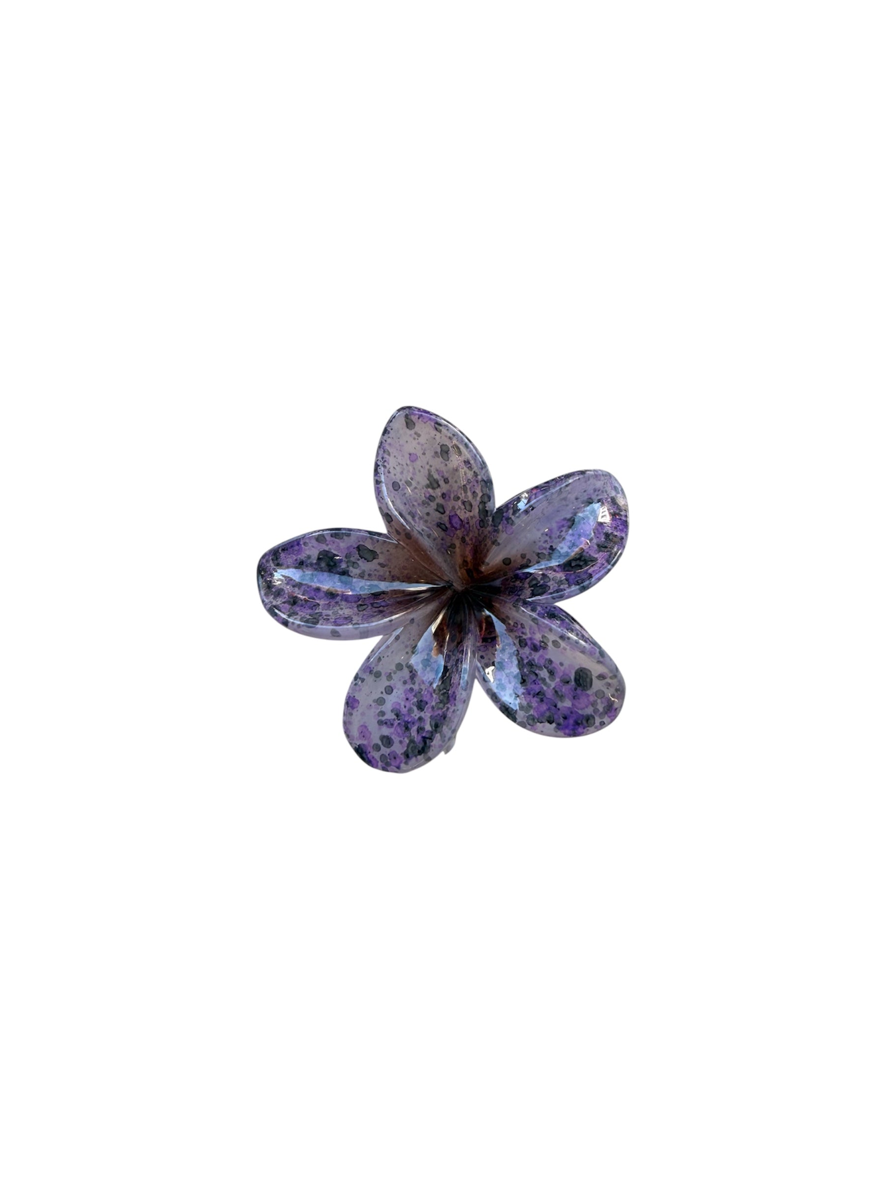 Hair Clip Purple Flower