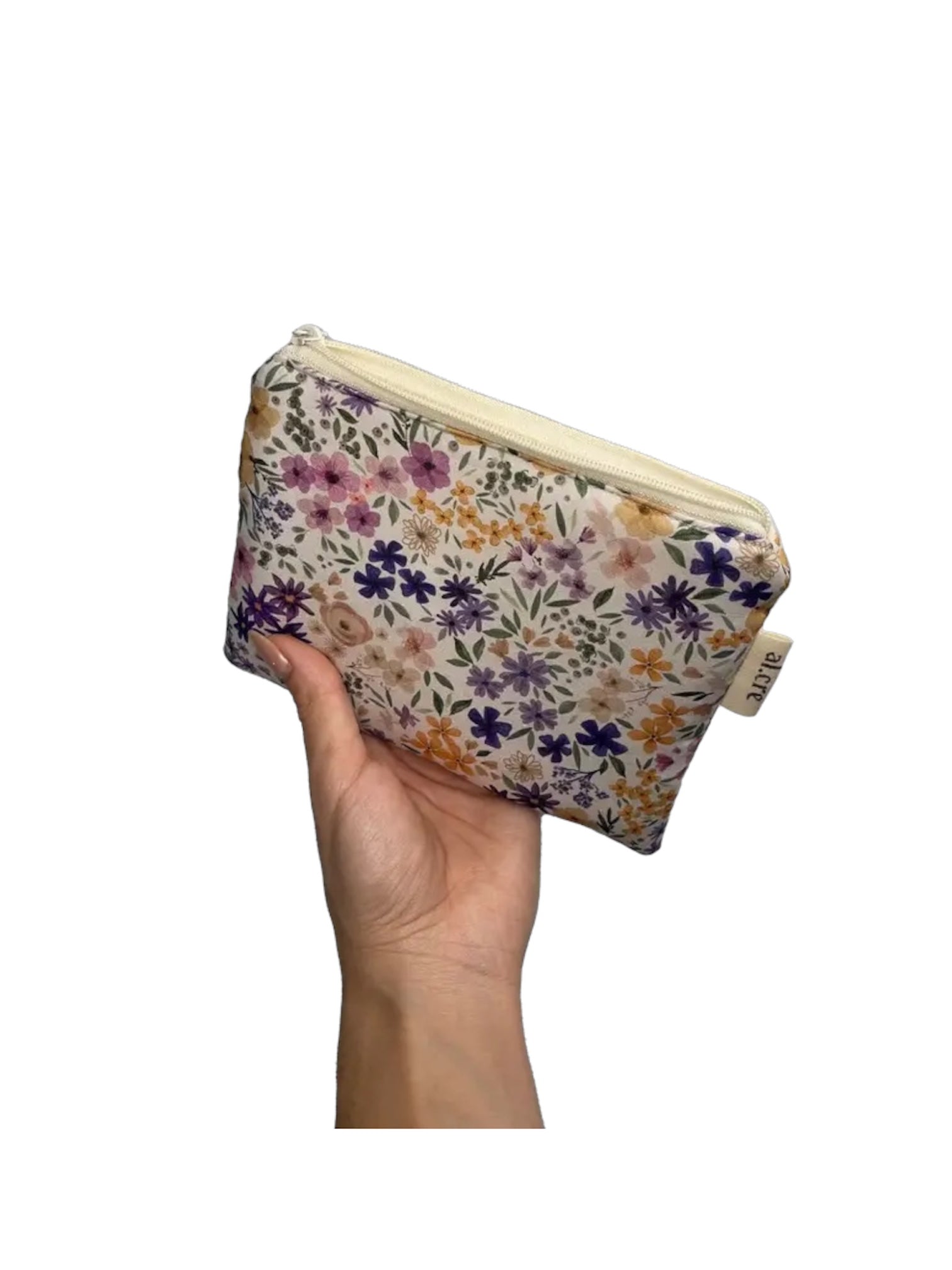 Medium Pouch Lilac Flowers