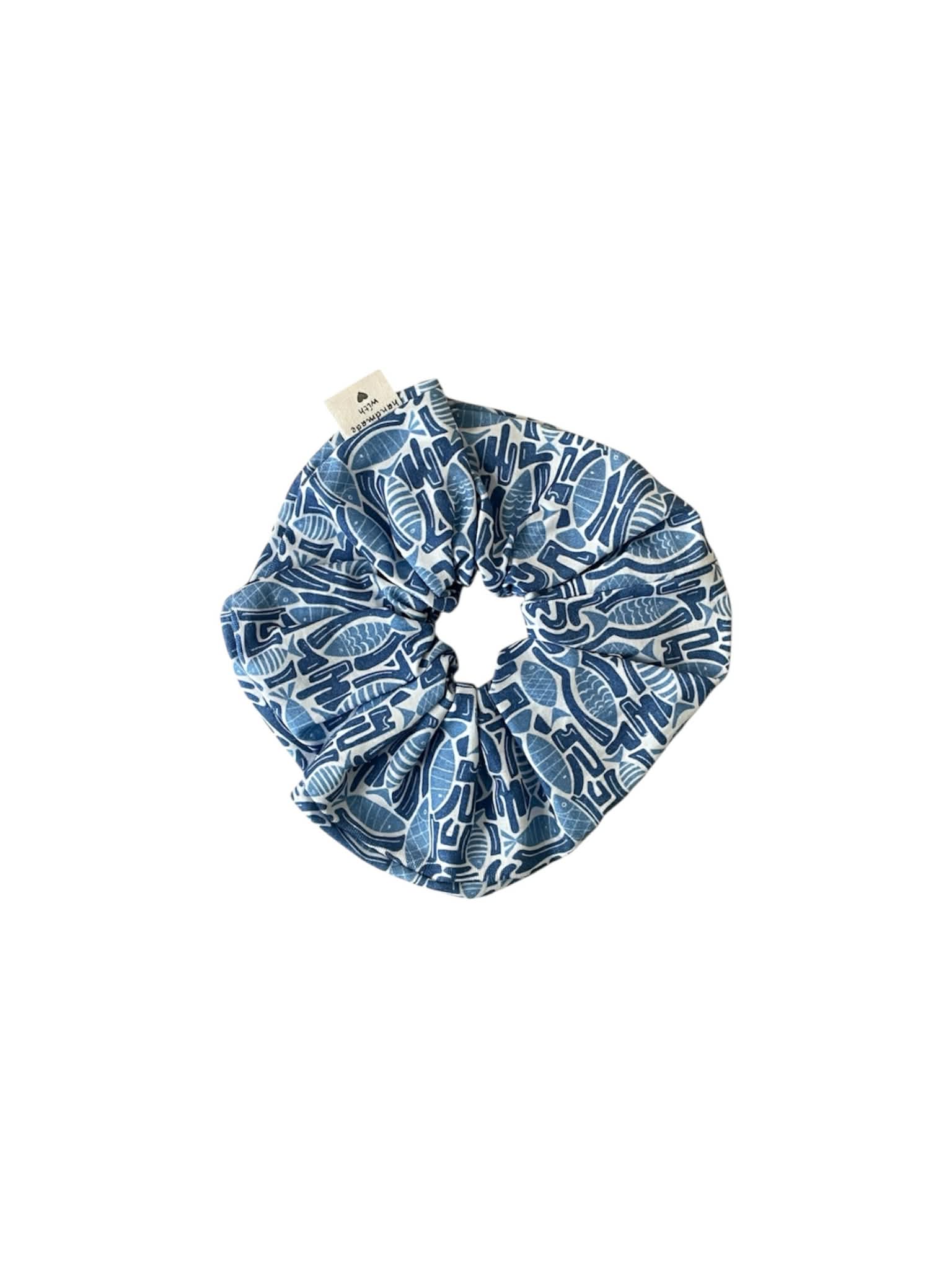 Scrunchie Large Blue