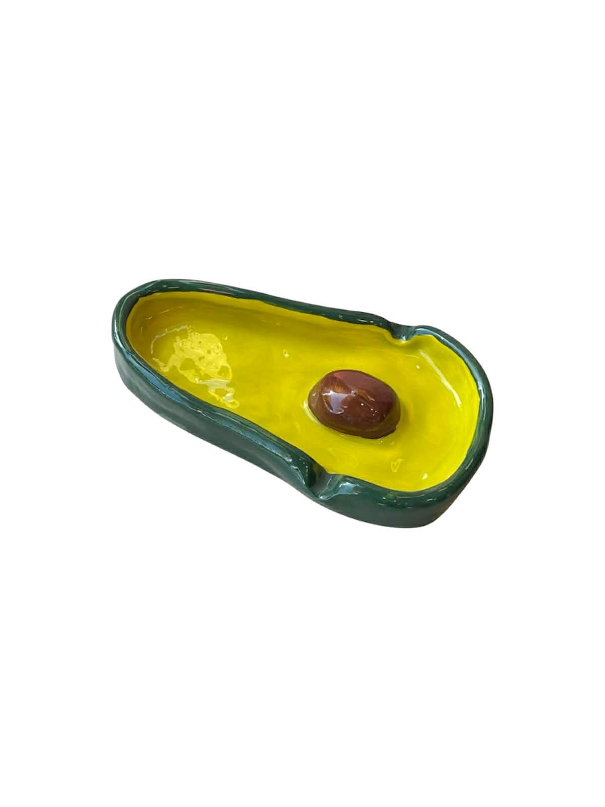 Χειροποίητο Κεραμικό Τασάκι - Avocado
