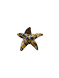Hair Clip Starfish Black-Yellow