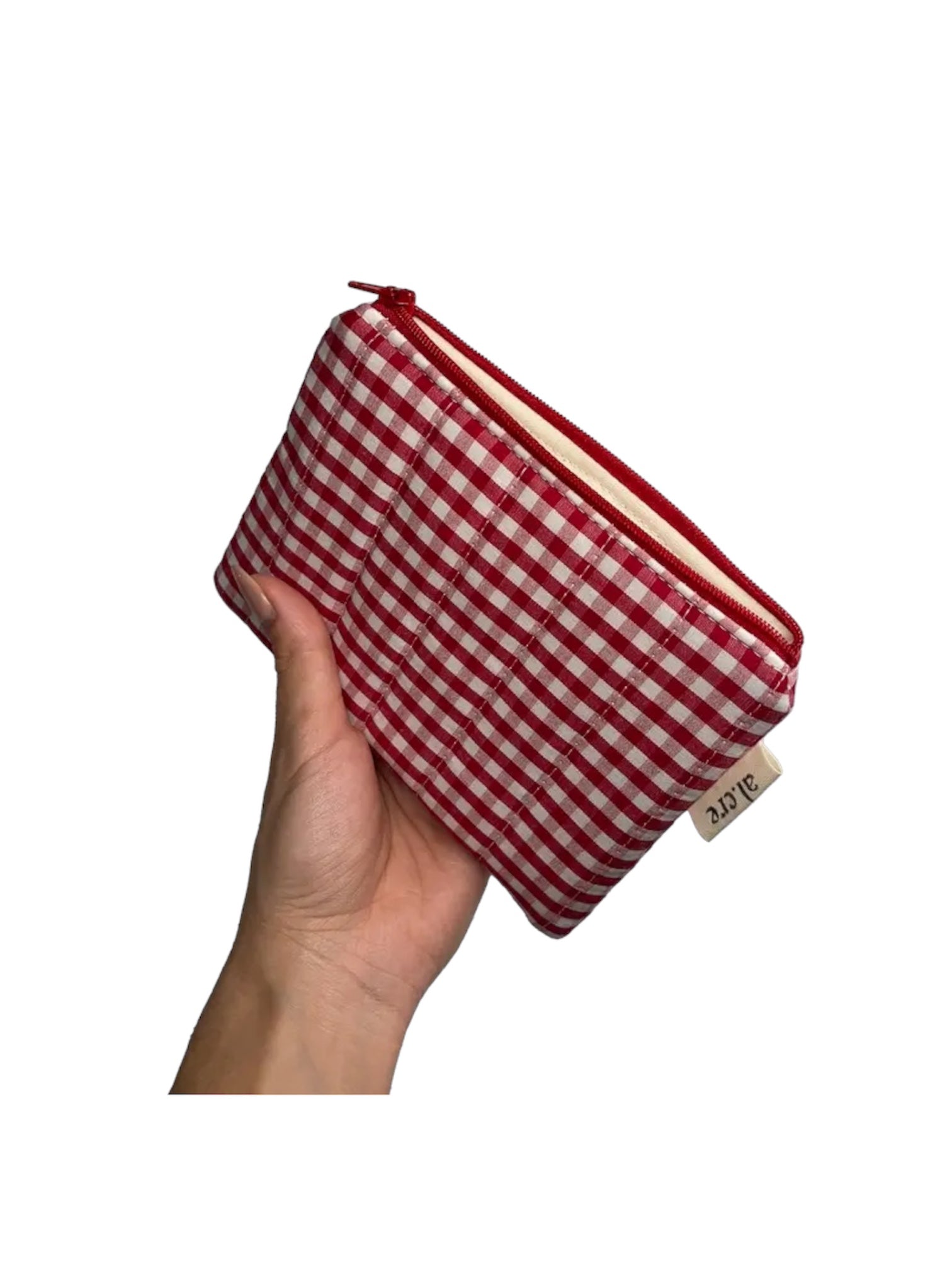 Medium Pouch Red Picnic