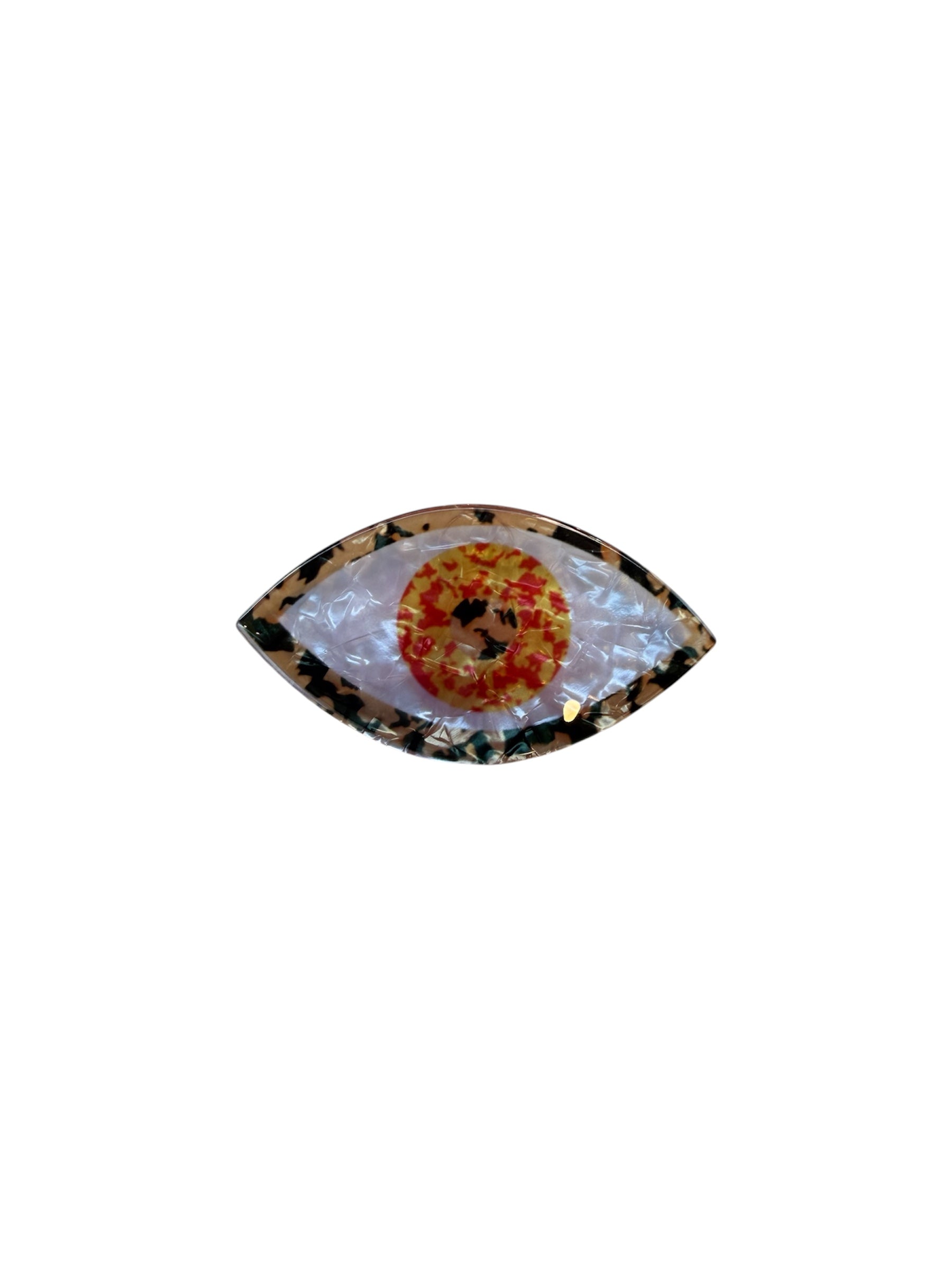 Hair Clip Orange Eye