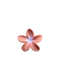 Hair clip Orange White Flower