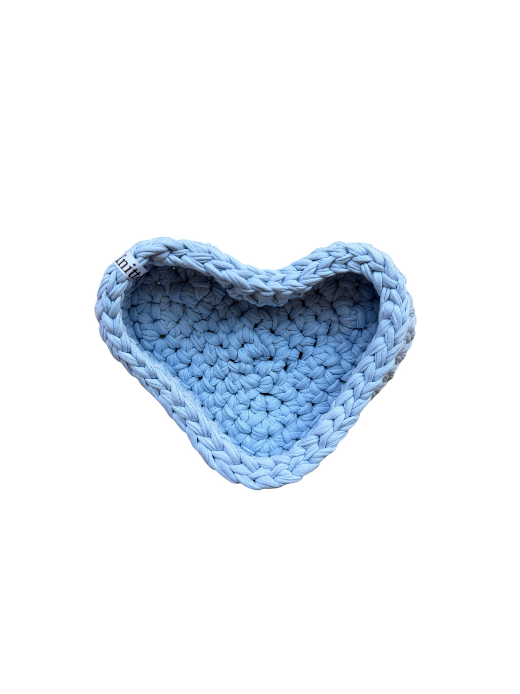 Heart Basket Light Blue