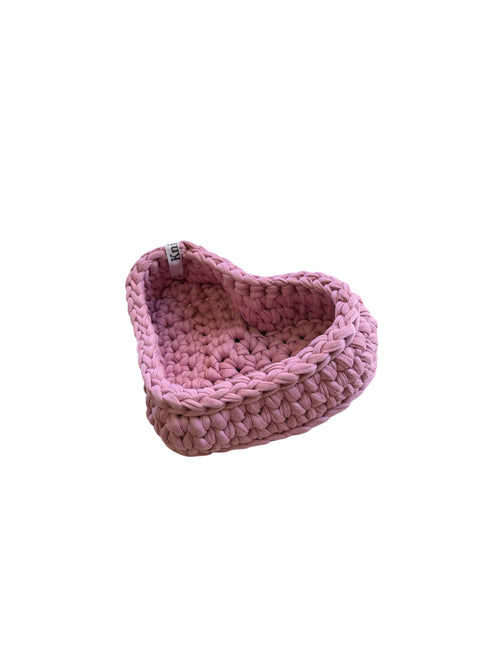 Heart Basket Ροζ
