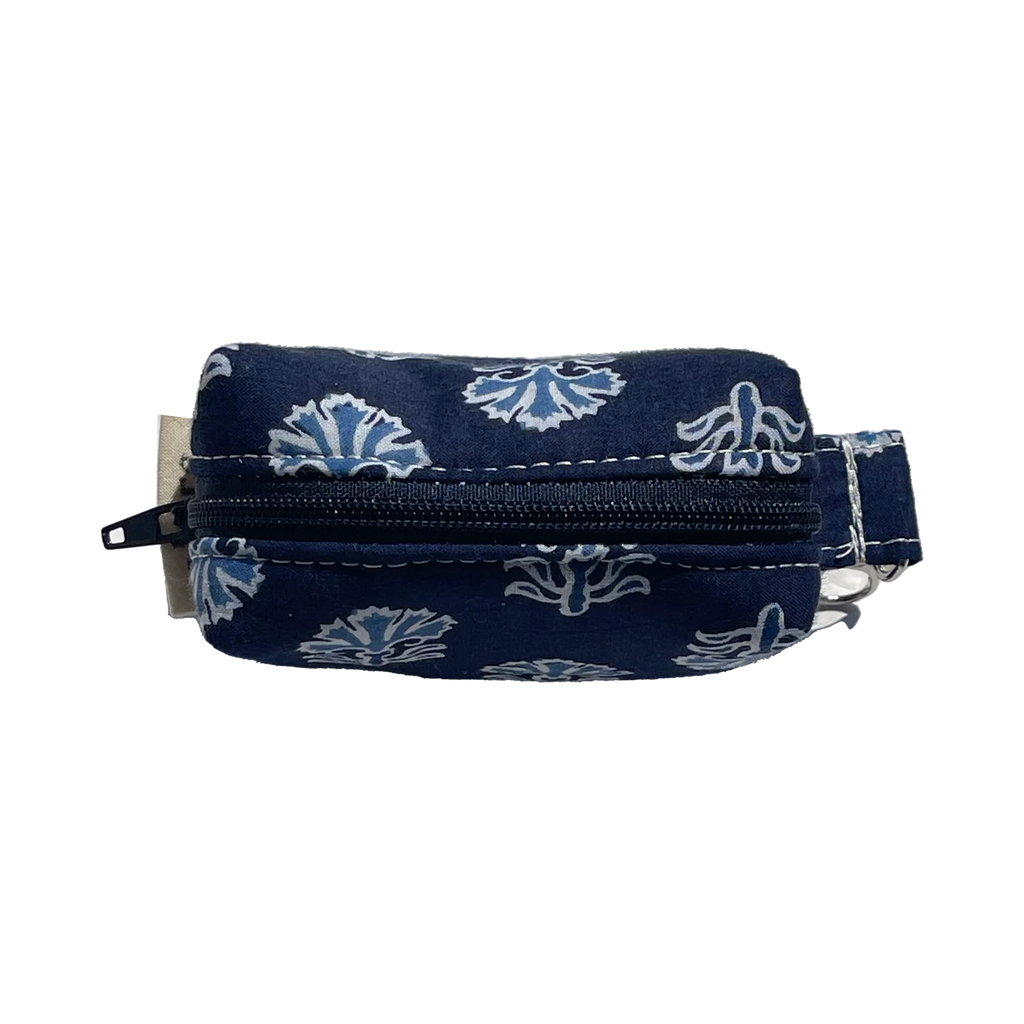 Tiny Pouch Blue Flowers