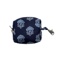 Tiny Pouch Blue Flowers