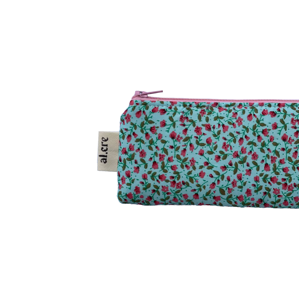 Κασετίνα Pink – Mint Floral