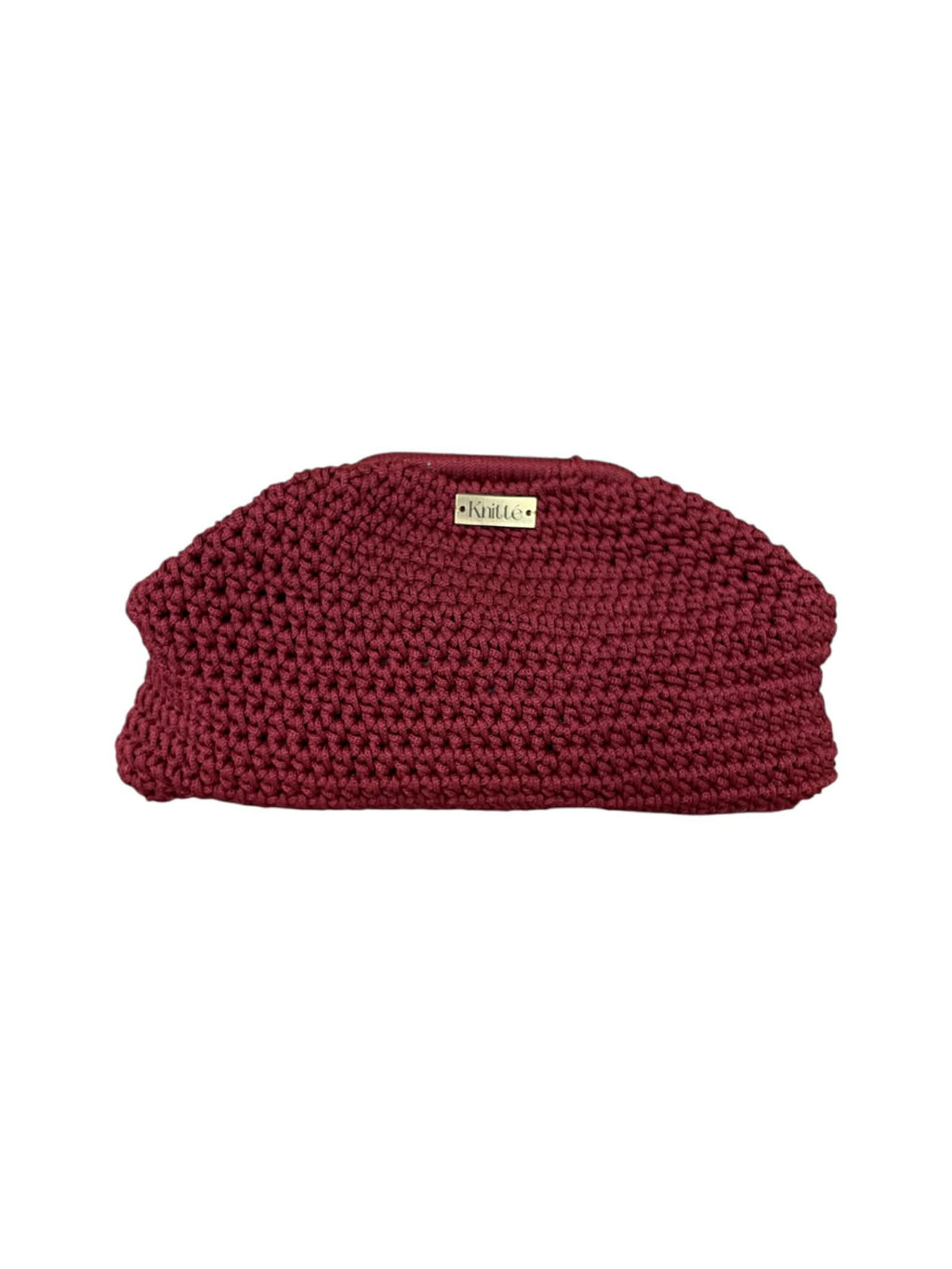 Knitted Bag Μπορντό